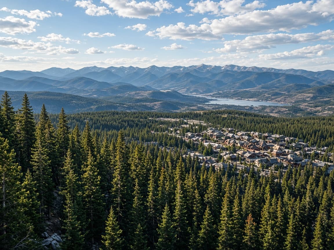High-elevation pines in Summit County